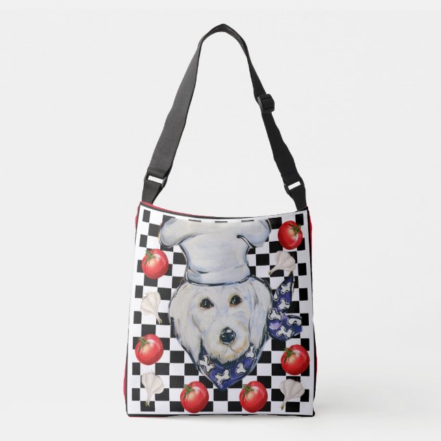 Golden Doodle  Crossbody Bag (Front)