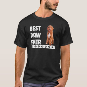 Golden Doodle Dog Dad Best Paw Ever Fathers Day Pe T-Shirt