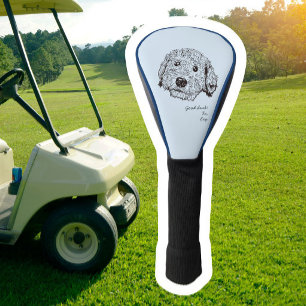 Golden Doodle Dog Golf Head Cover