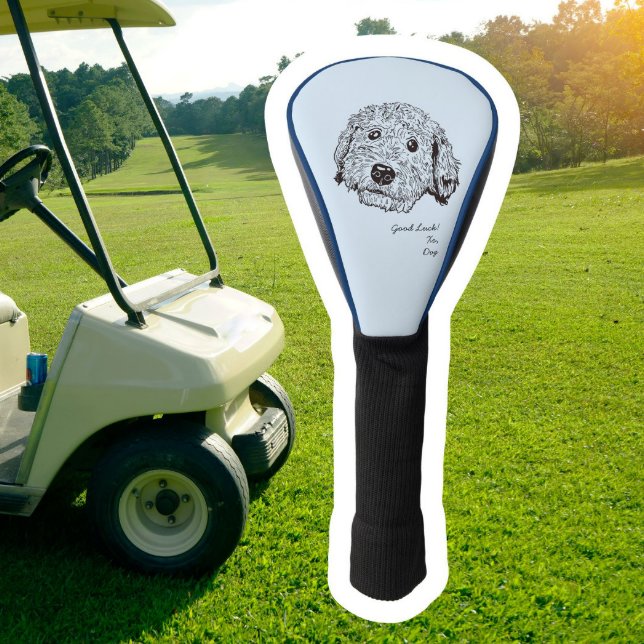 Golden Doodle Dog  Golf Head Cover (Creator Uploaded)