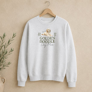 Golden Doodle Dog Mum Pet Portrait Sweatshirt