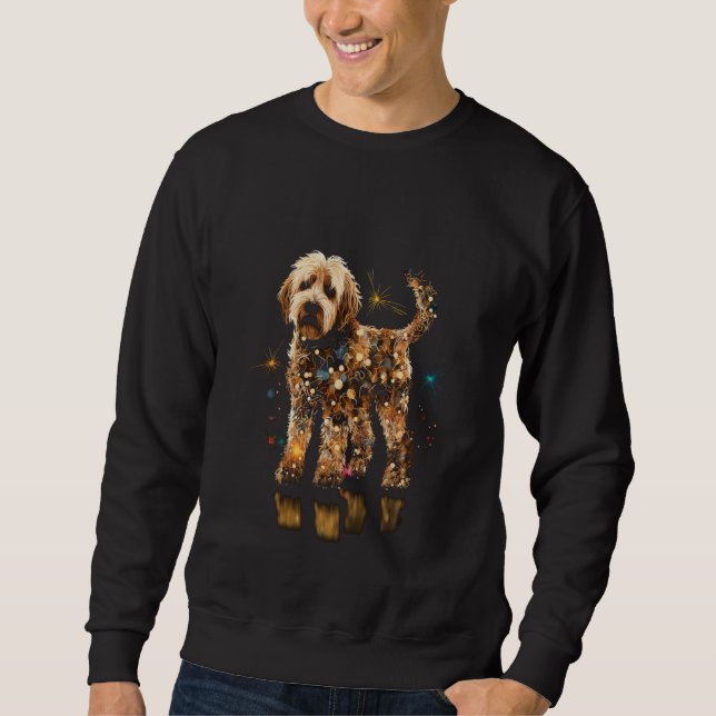 Golden Doodle Dog Pet Dog Sweatshirt (Front)