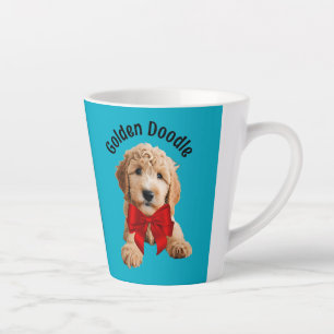 Golden Doodle Puppy Latte Mug