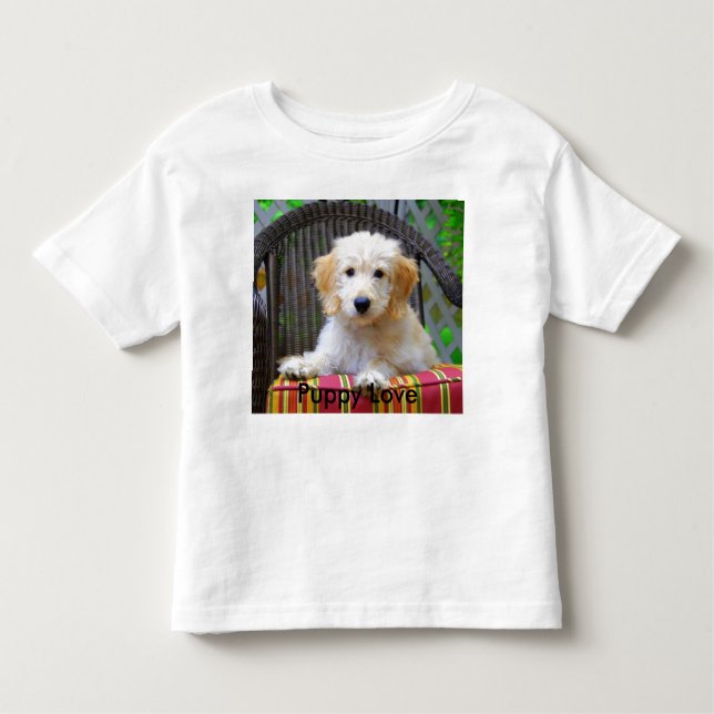 Golden Doodle Puppy Love Toddler T-shirt (Front)