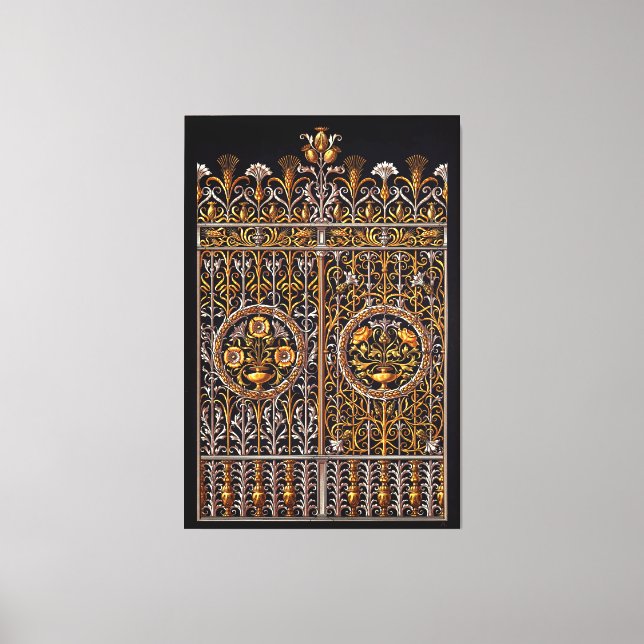Golden Doorway Stretched Canvas Print (Front)