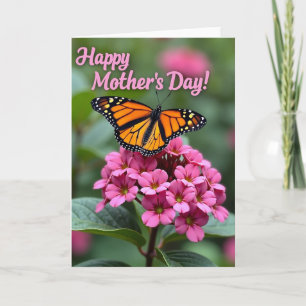 Golden Dot Butterfly Card