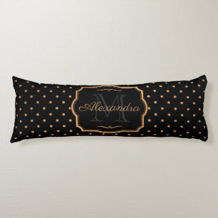 Golden Dots Body Cushion