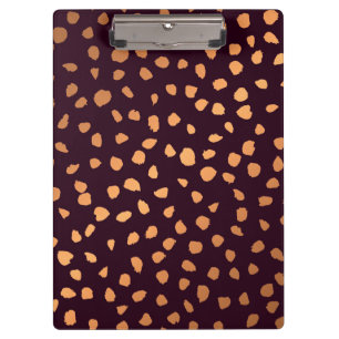Golden Dots Clipboard