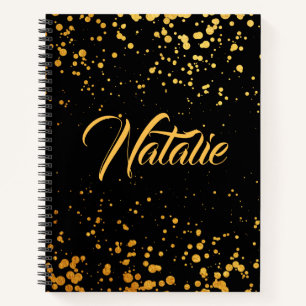 Golden Dots Notebook