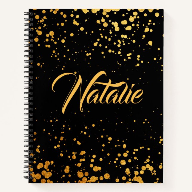 Golden Dots Notebook (Front)