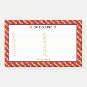 Golden Dots To Do List Post-it Notes