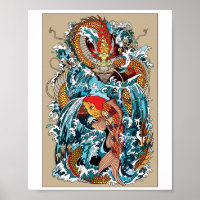 Golden Dragon Gate. Illustration