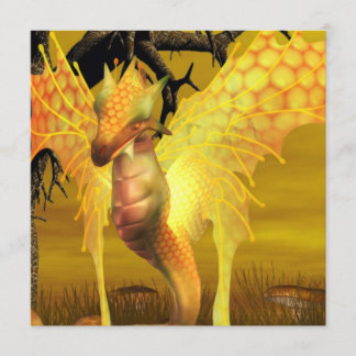 Golden Dragon Invitations