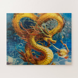 Golden Dragon Jigsaw Puzzle