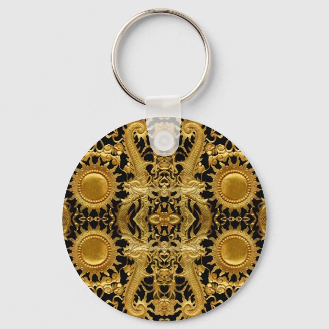 golden dragon key ring (Front)
