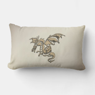 Golden Dragon Lumbar Cushion