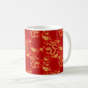 Golden dragon pattern  - Chinese Lunar year 2024 Coffee Mug
