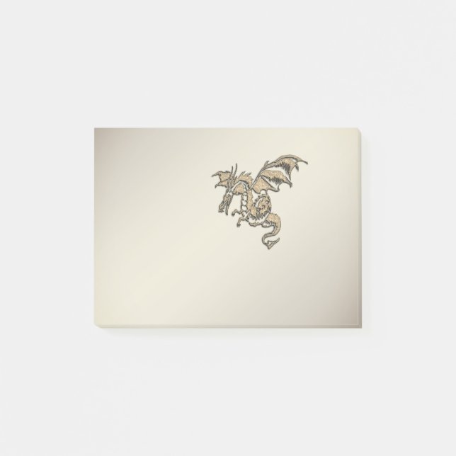 Golden Dragon Post-it Notes (Front)
