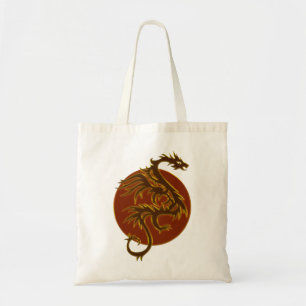 Golden Dragon Sun Tote Bag