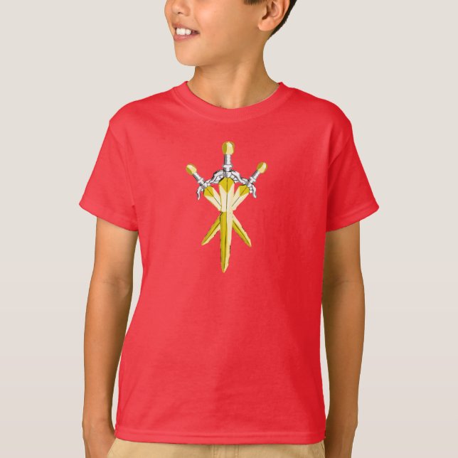 Golden Dragon Sword T-Shirt (Front)