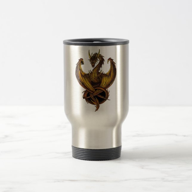 GOLDEN DRAGON TRAVEL MUG (Center)