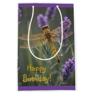 Golden Dragonfly Medium Gift Bag
