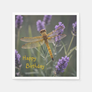 Golden Dragonfly Napkin
