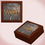 Golden Dragonfly Wild and Free Quote Gift Box<br><div class="desc">This beautiful wooden box quotes Henry David Thoreau "All good things are wild and free". Its earthy colours of gold, brown, taupe and pink will be a natural reminder to live life to the fullest and appreciate every moment like this golden Dragonfly with its iridescent wings spread wide. Dragonflies symbolise...</div>