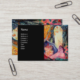 GOLDEN DREAM / Oriental Day Spa Treatments,Black Business Card