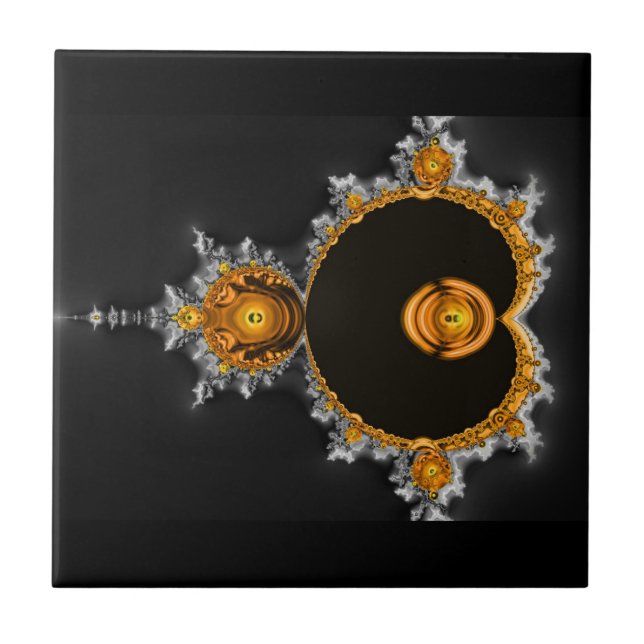 Golden Dream. The Famous Full Mandelbrot Set Tile (Front)