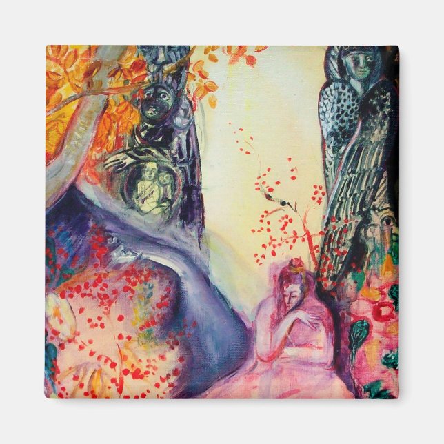 GOLDEN DREAM / Yoga Meditation Zen Garden Magnet (Front)