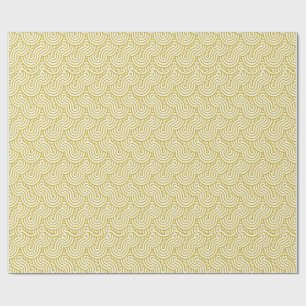 Golden Drift Wrapping Paper