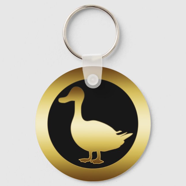 GOLDEN DUCK KEY RING (Front)