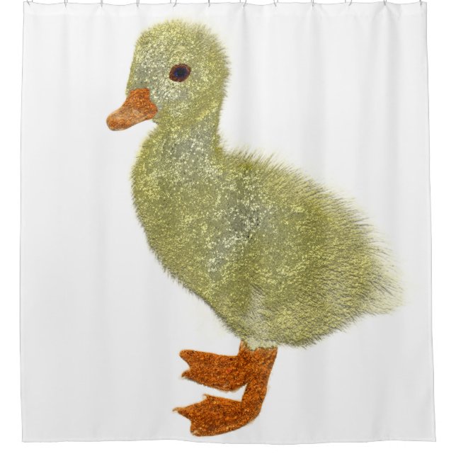 golden duck shower curtain (Front)