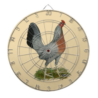 Golden Duckwing Hen Dartboard