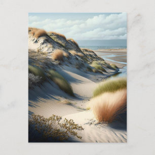 Golden Dunes Holiday Postcard