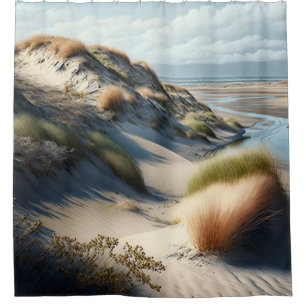 Golden Dunes Shower Curtain