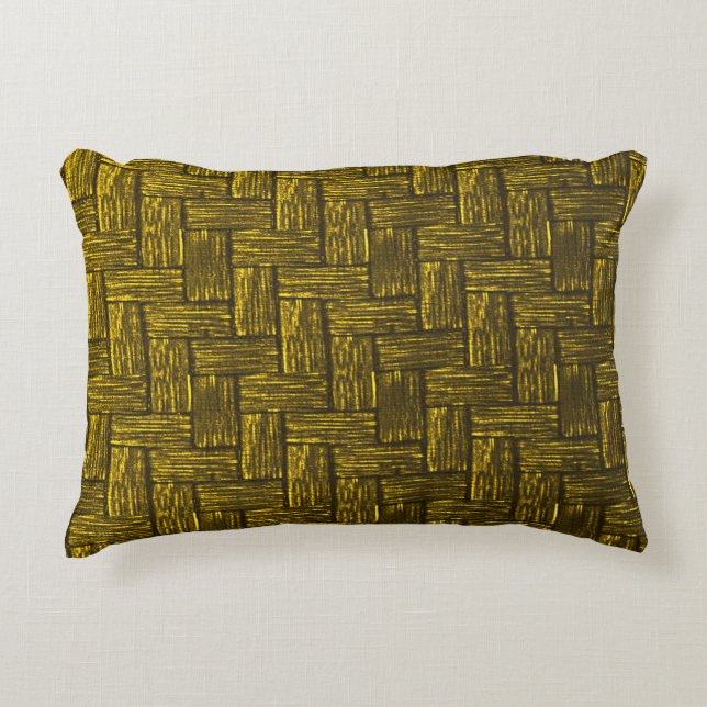 Golden Dusk Accent Pillow (Front)