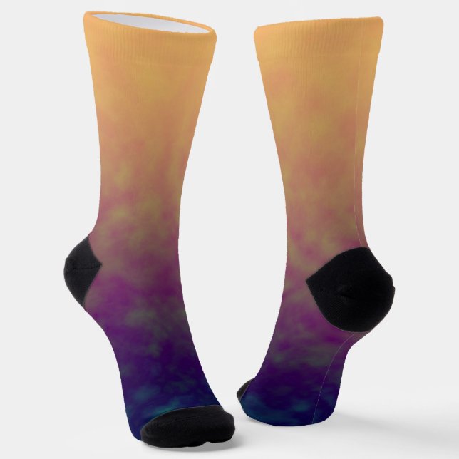 Golden Dusk Reverie Socks (Angled)