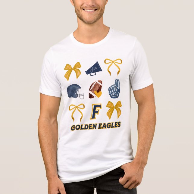 Golden Eagle Bow Tee (Front)