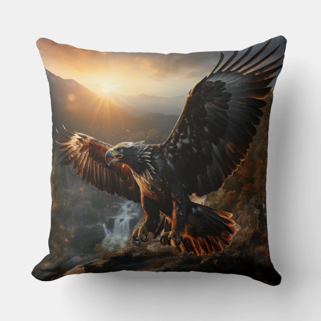 Golden Eagle Cushion (Front)