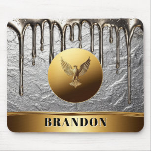Golden Eagle Freedom Symbol 🦅 Mouse Pad