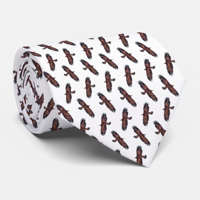 Golden Eagle Frenzy Tie Double Side(Choose Colour) (Rolled)