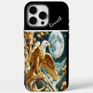 Golden Eagle in Night Willow iPhone 16 Pro Max Case