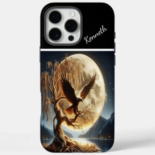 Golden Eagle in Willow Tree iPhone 16 Pro Max Case