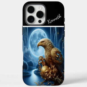 Golden Eagle Moon Watch iPhone 16 Pro Max Case