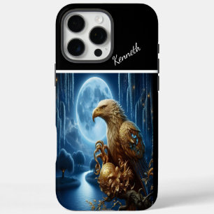 Golden Eagle Moon Watch iPhone 16 Pro Max Case