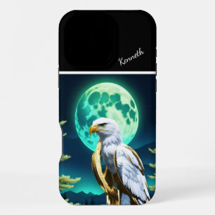 Golden Eagle Moon watch iPhone 16 Pro Max Case