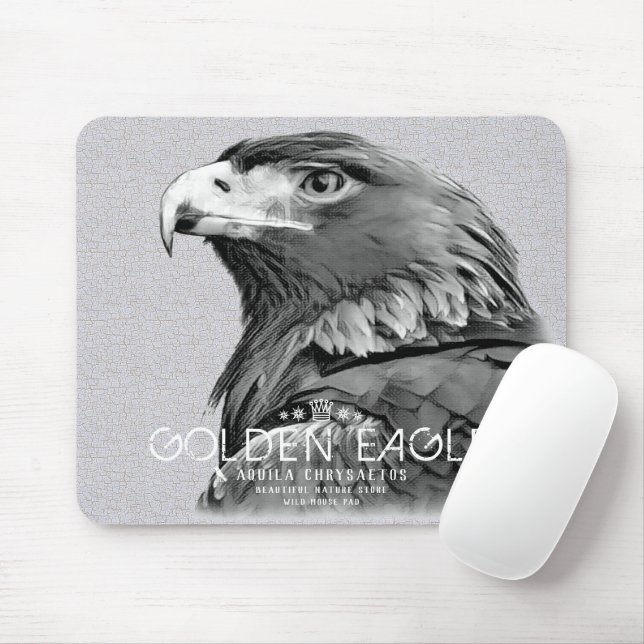 Golden Eagle Mouse Pad (With Mouse)