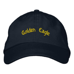 Golden Eagle Navy Mountain Sky Inspired Leisure Embroidered Hat